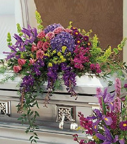 Casket Spray  Funeral Flowers, Philadelphia Florist - Robertson's Flowers
